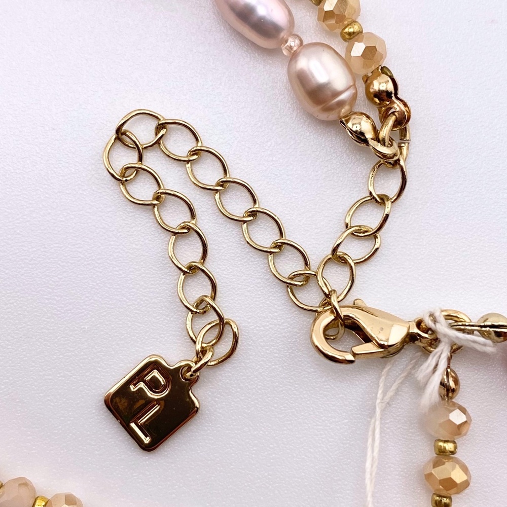 NEW Park Lane Luna Genuine Freshwater Pearls & Glass Pearls Pink Necklace - Picture 13 of 15